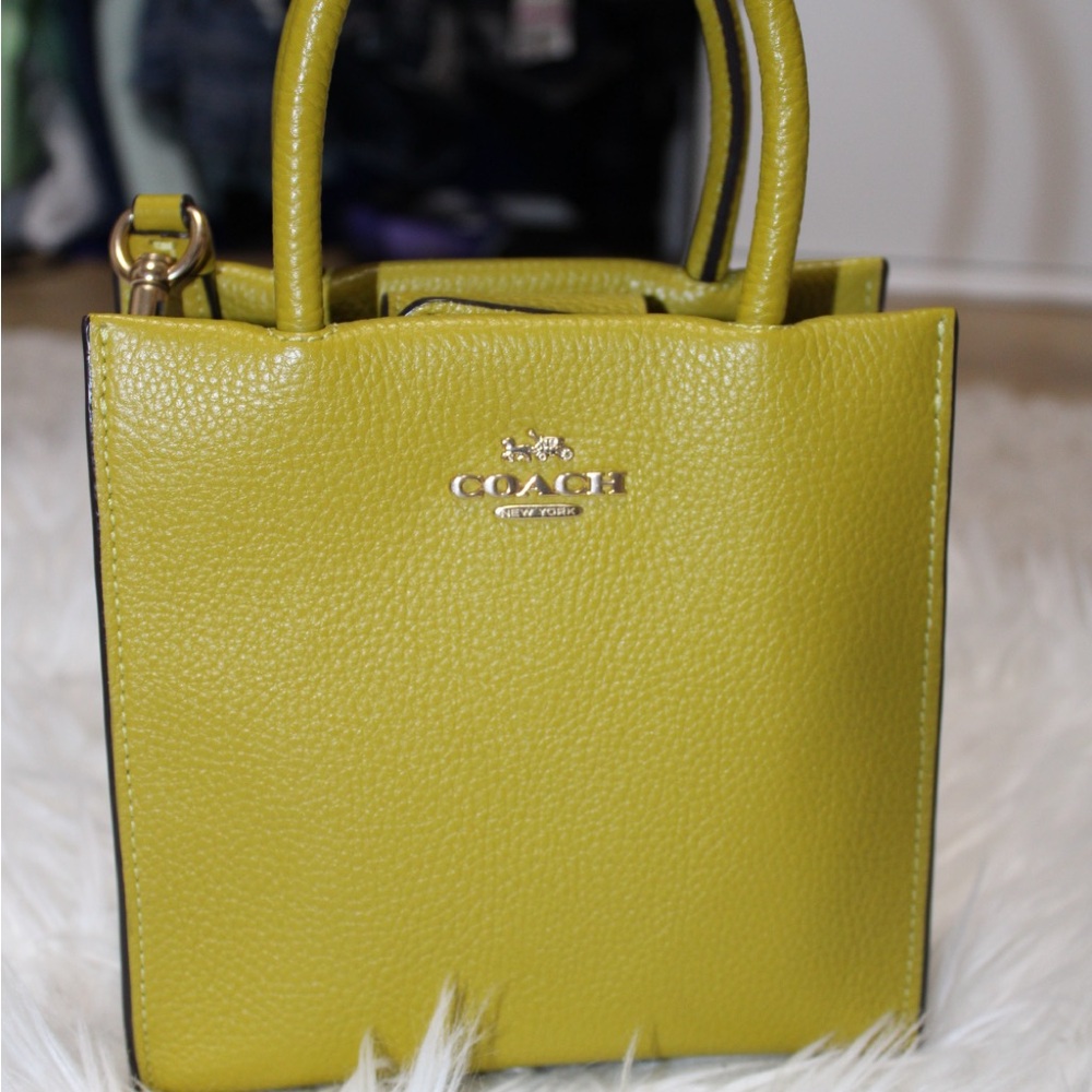Coach Lime Green Mini Bag